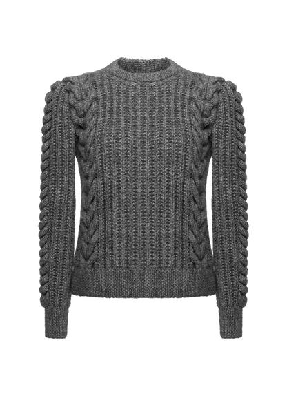 GREY HERITAGE SWEATER