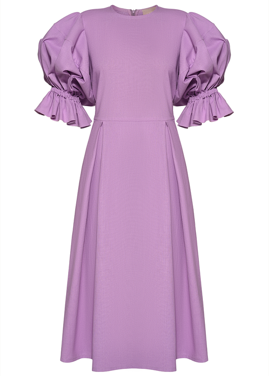LAVENDER MIDI DRESS