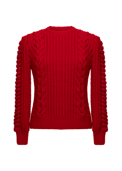 RED HERITAGE SWEATER