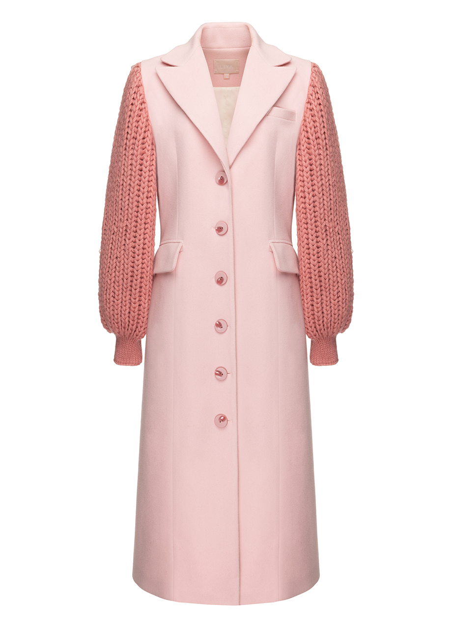 BLUSH STATEMENT COAT