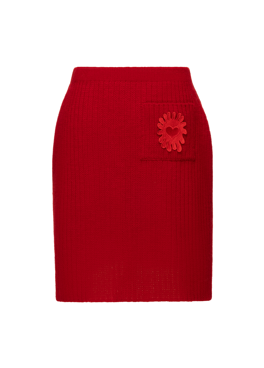 HEART RED SKIRT