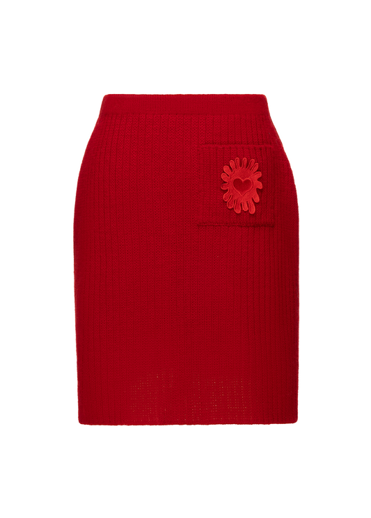 HEART RED SKIRT