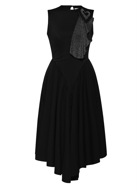 NIGHTFALL RUFFLE DRESS
