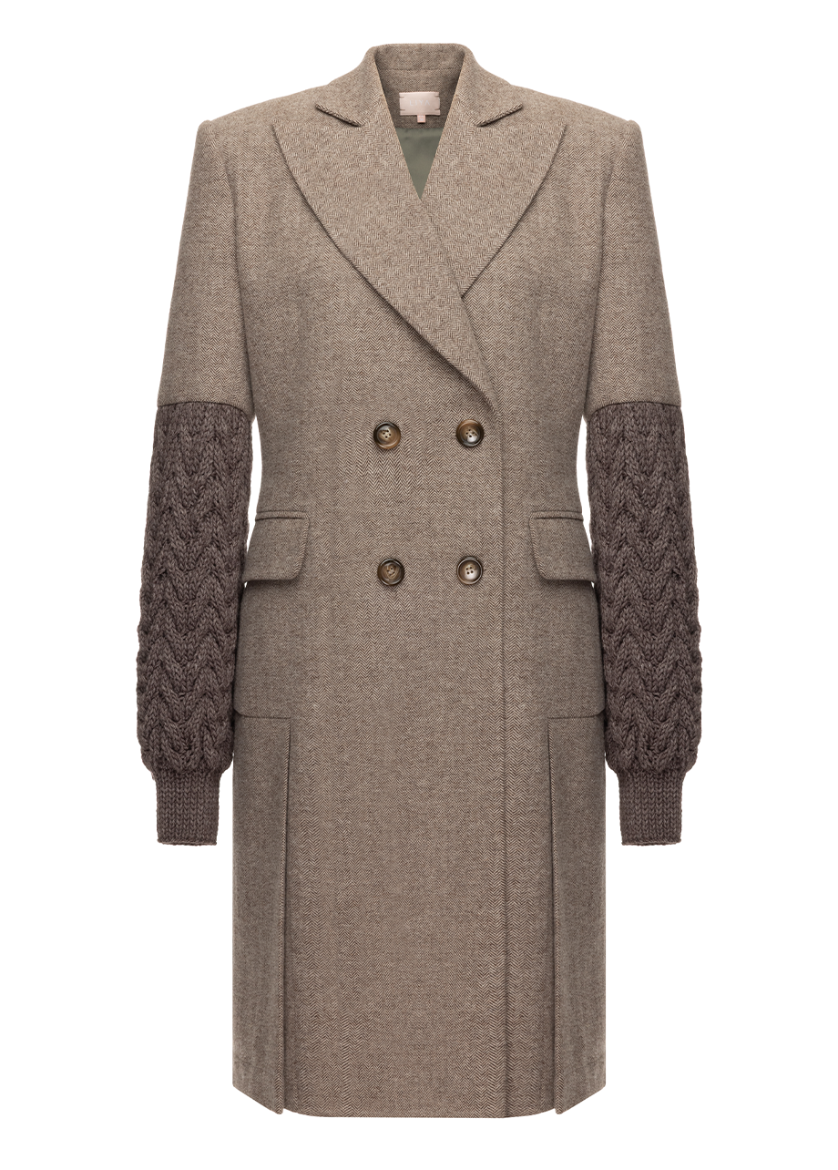 COCO KNIT SLEEVE DRESS-SUIT