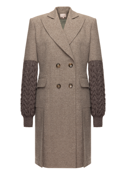 COCO KNIT SLEEVE DRESS-SUIT