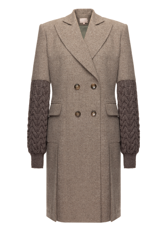 COCO KNIT SLEEVE DRESS-SUIT