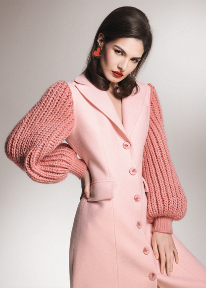 BLUSH STATEMENT COAT