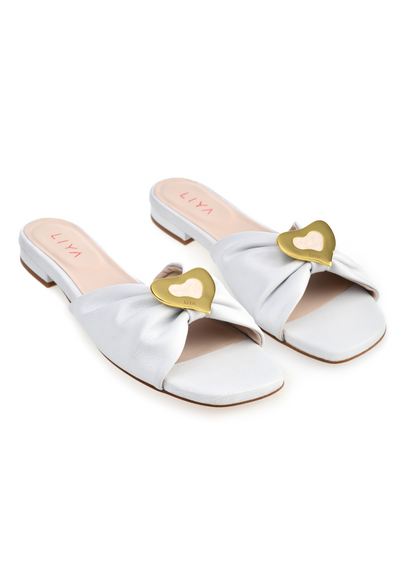 AMELIE BLANCO SLIPPERS