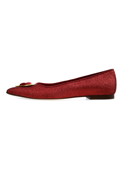 LUCY SPARKLE RED BALLERINA