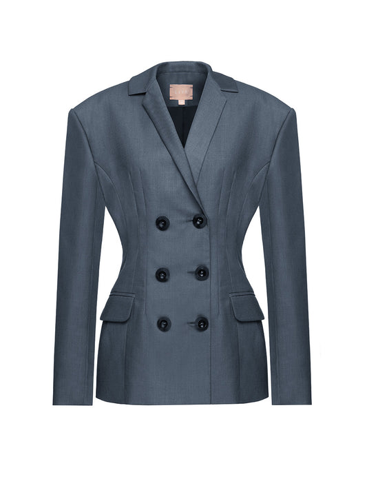 DOUBLE-BREASTED BLAZER