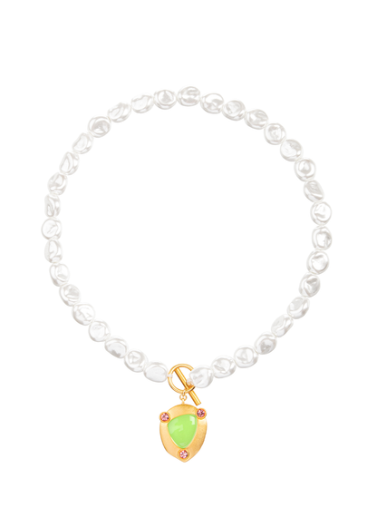 PEARL CHARM NECKLACE