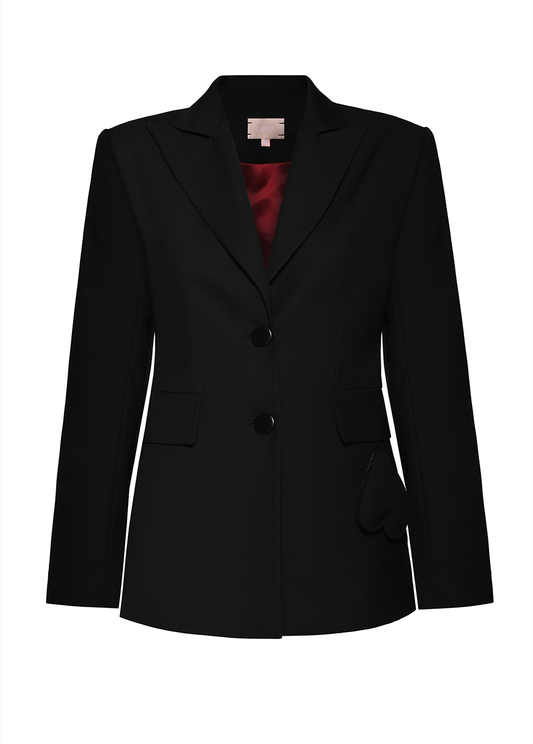HEARTLINE TAILORED BLAZER