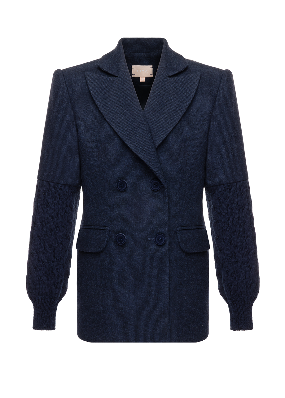 NAVY TAILORED BLAZER