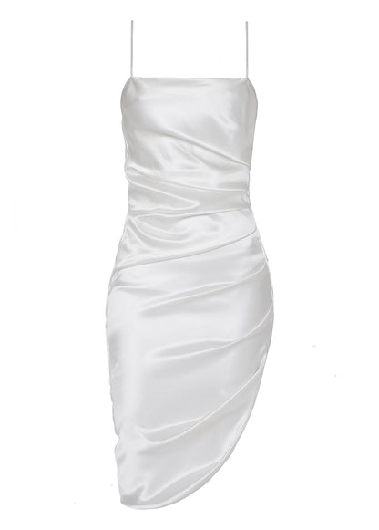 JOANA SILK MIDI DRESS