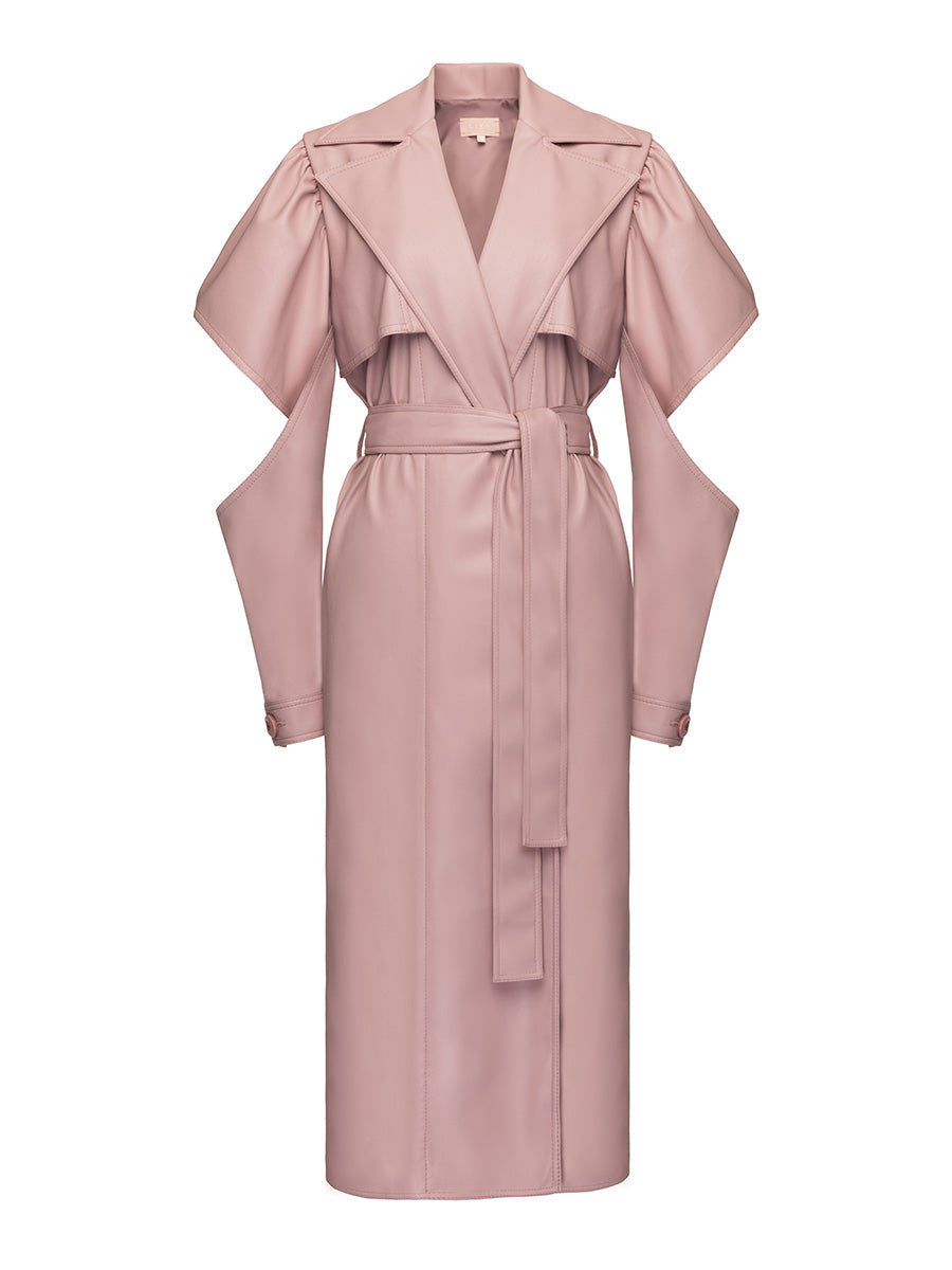 BLUSH LONG TRENCH