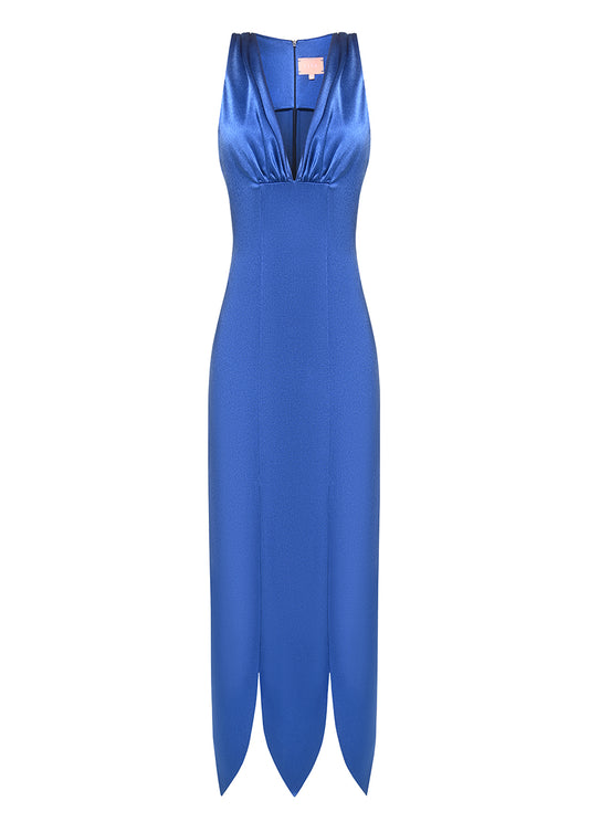 BLUE EVENING DRESS
