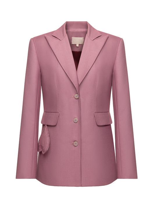 PURPLE TAILORED BLAZER