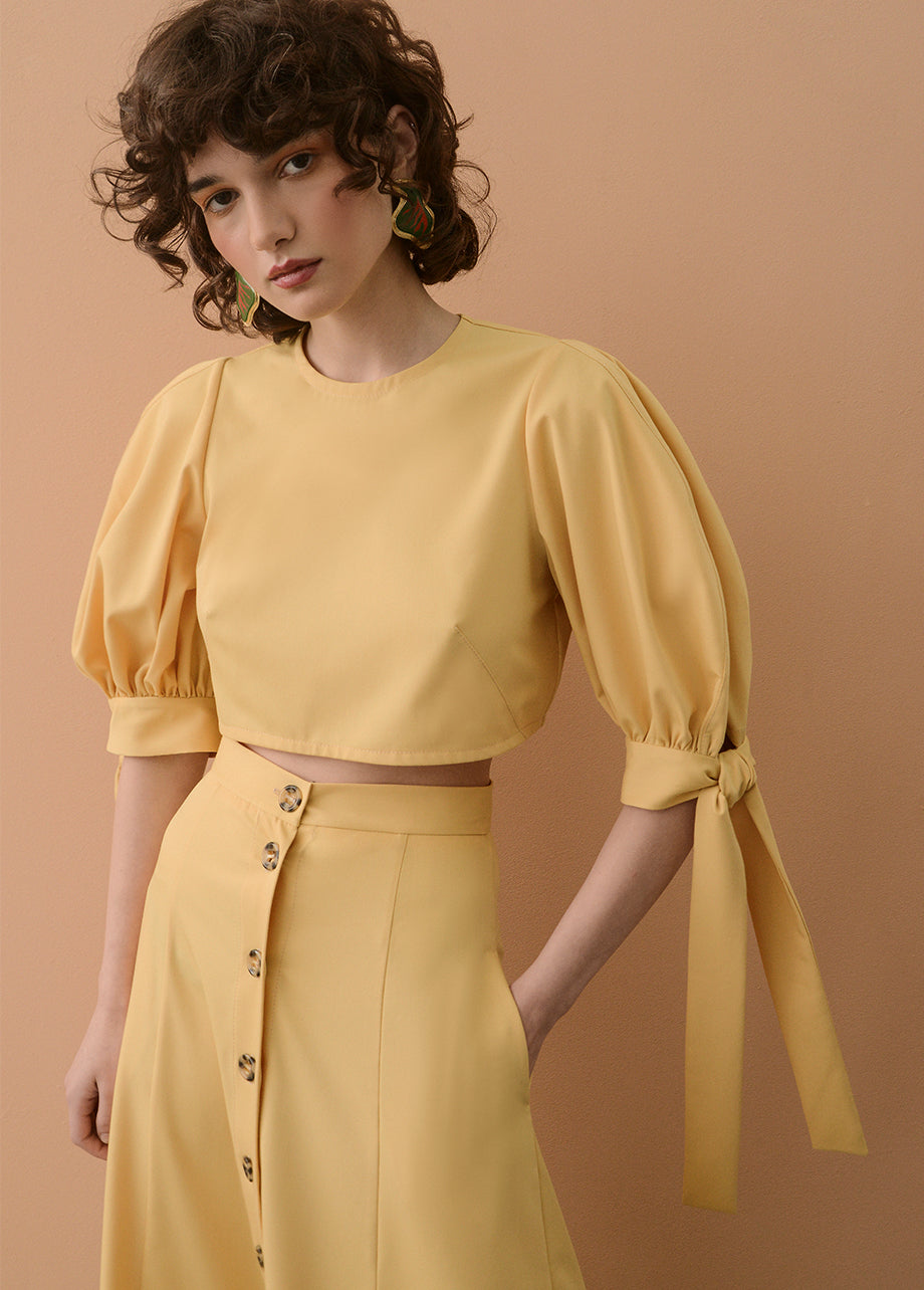 BUTTON SKIRT
