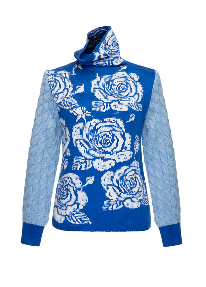 BLUE ROSE TURTLENECK