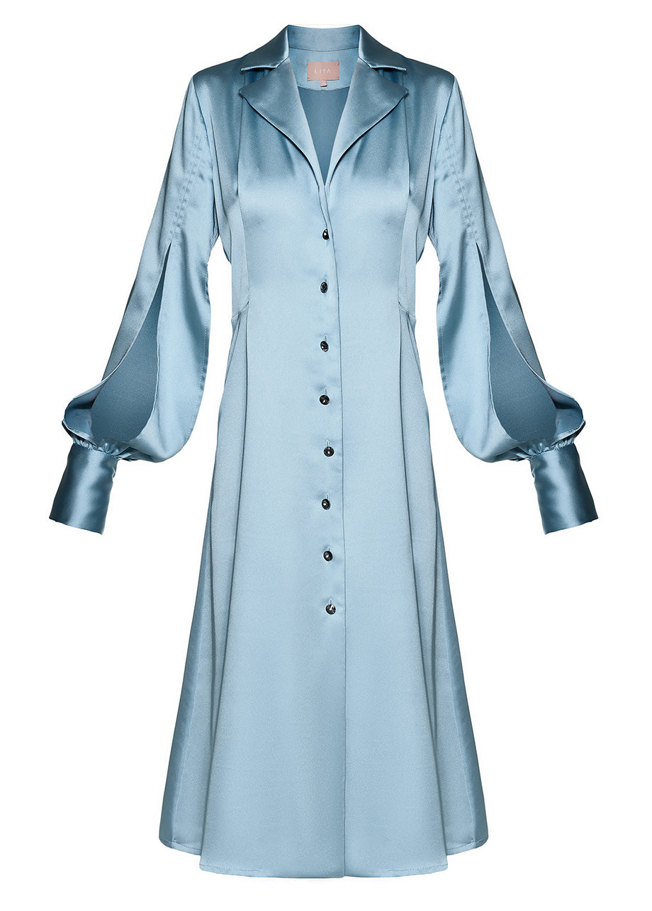 AQUA ROBE DRESS