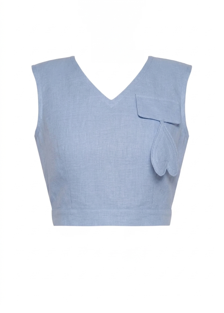 SWEETHEART CROPPED TOP