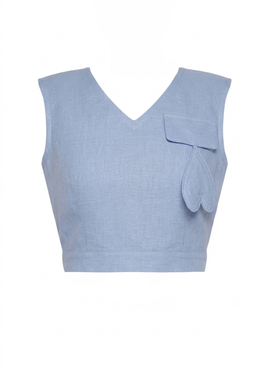 SWEETHEART CROPPED TOP
