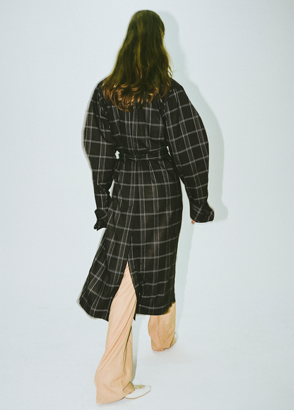 CHECKERED TRENCH