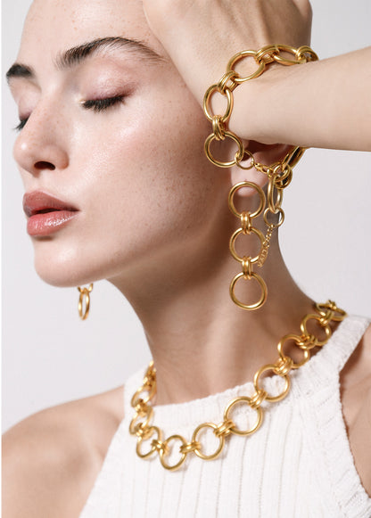 SUNKISSED CHAIN EARRINGS