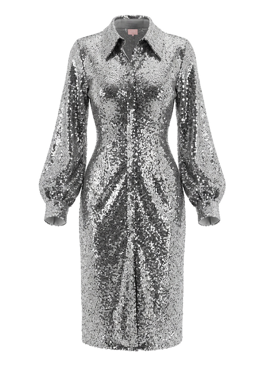 MIDNIGHT SPARKLE DRESS