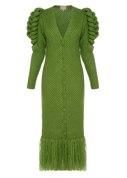 STATEMENT SLEEVES DRESS
