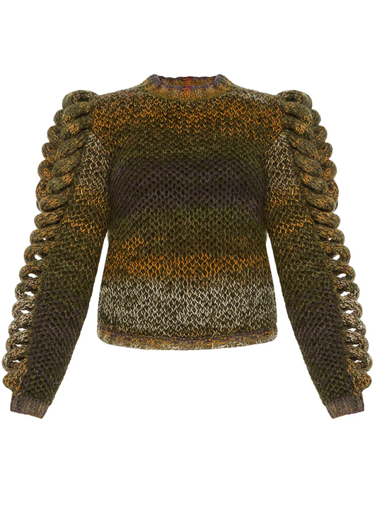 RADIANCE STATEMENT SLEEVES SWEATER