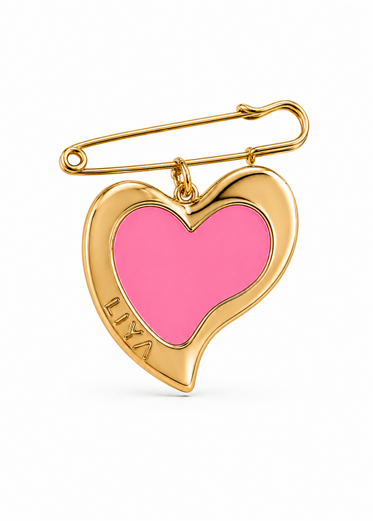 PINK LOVE BROOCH