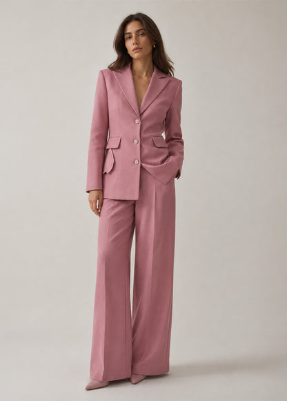 PURPLE STRAIGHT PANTS