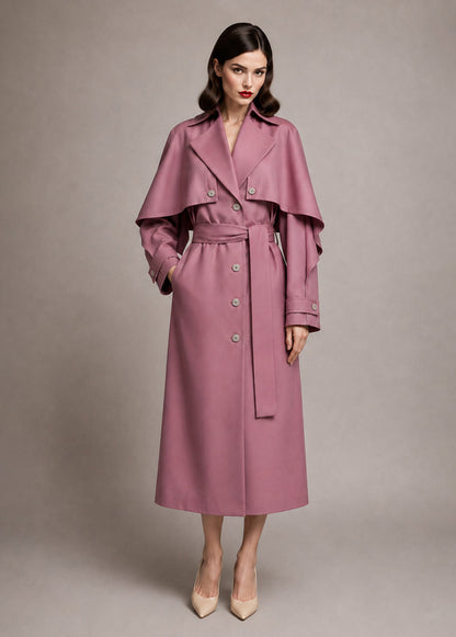 PURPLE BELTED TRENCH