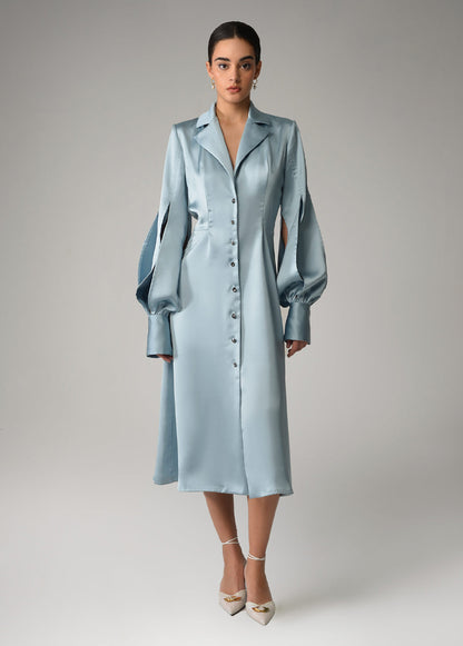 AQUA ROBE DRESS