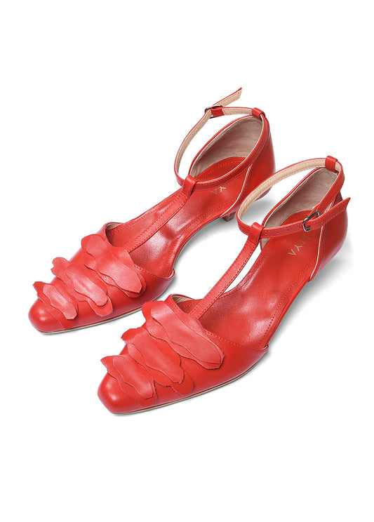 REDLIYA LEATHER SANDALS