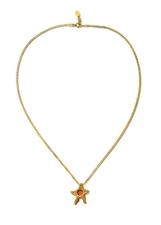 RUBY STAR NECKLACE