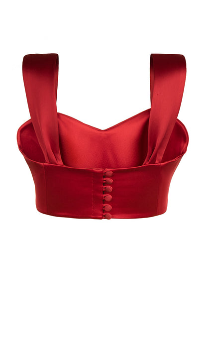 CROPPED CORSET TOP