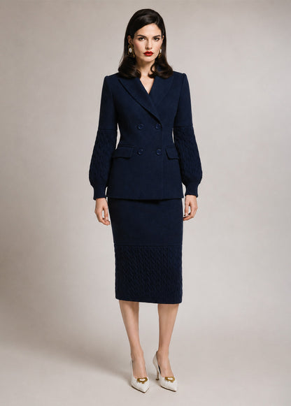 NAVY TAILORED BLAZER