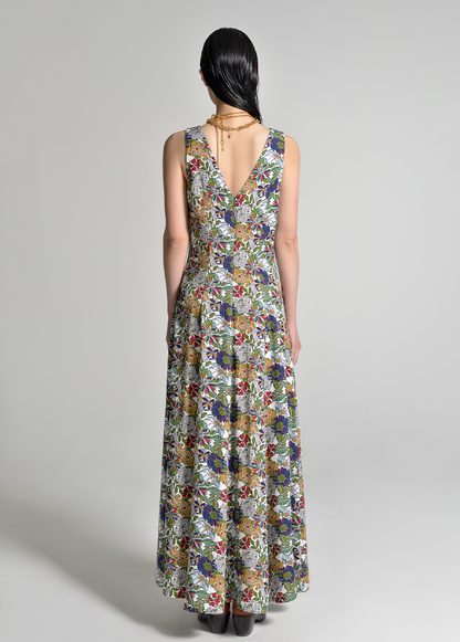 FLORAL POWER LONG DRESS