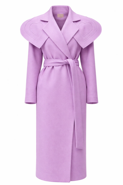 HEART COLLAR COAT