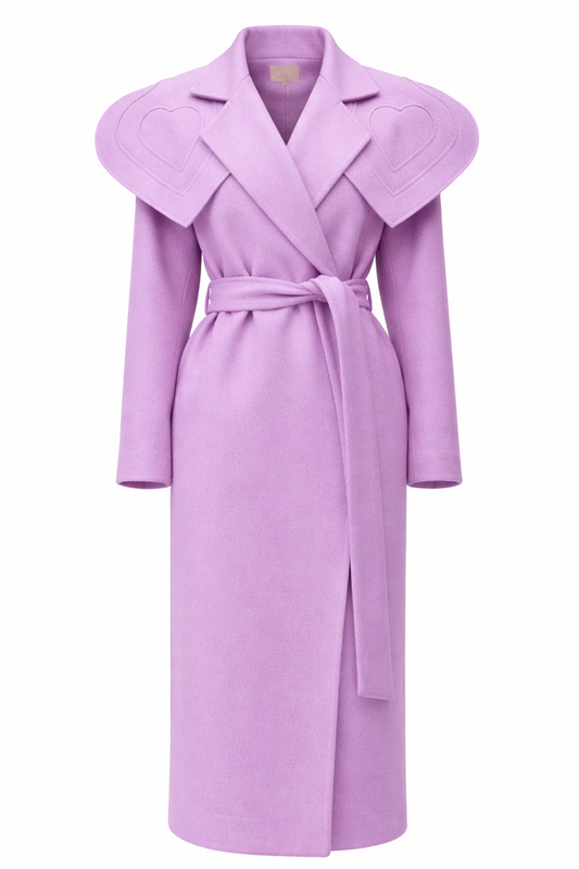HEART COLLAR COAT